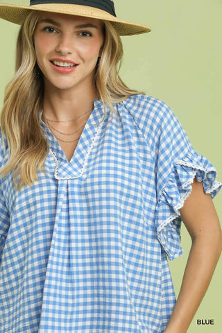 Summer Picnic Gingham Top