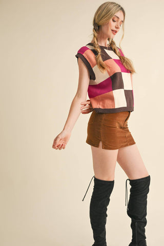Checkmate Colorblock Sweater Vest