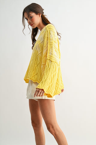 Washed Ashore Lightweight Sweater