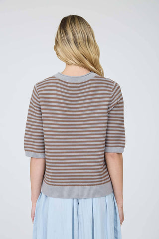 Pave The Way Striped Sweater Top