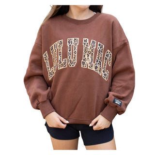 Lulu Mac Sweatshirt- Leopard Brown
