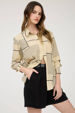 Jot It Down Geo Pattern Top