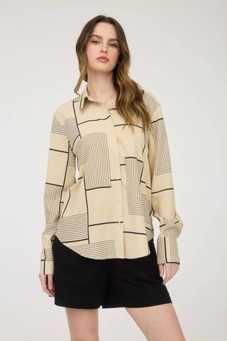 Jot It Down Geo Pattern Top