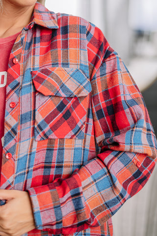 A Colorful Day Button Up Top