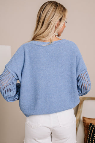 An Open Book Knit Sleeve Top