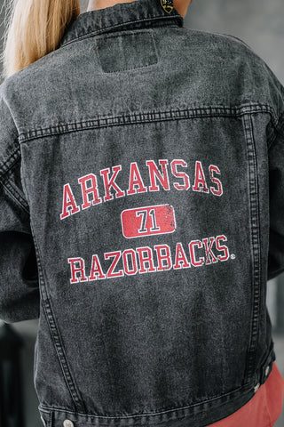 Arkansas Razorbacks Denim Jacket