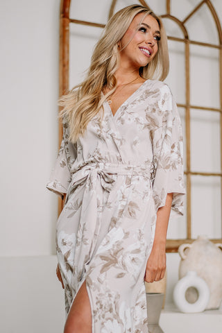 As They Say Floral Maxi Dress