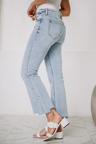 Astrid Mid Rise Straight Jeans