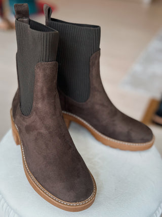 Goodness Gracious Faux Suede Booties
