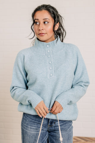 Baby Blues Soft Knit Sweater