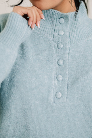 Baby Blues Soft Knit Sweater