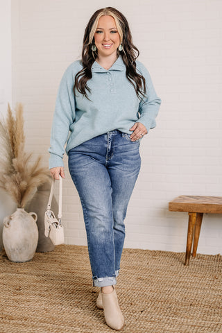 Baby Blues Soft Knit Sweater