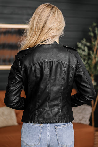 Be Bold Faux Leather Jacket