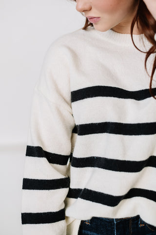 By The Fire Striped Sweater