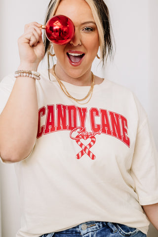 Candy Cane Crew Graphic Tee