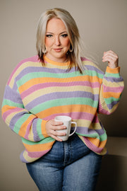 Candyland Cutie Striped Sweater