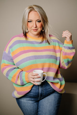 Candyland Cutie Striped Sweater