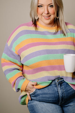 Candyland Cutie Striped Sweater
