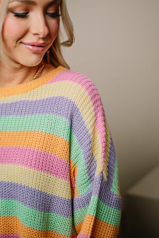 Candyland Cutie Striped Sweater