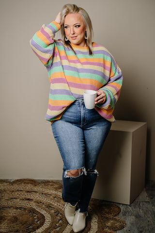 Candyland Cutie Striped Sweater