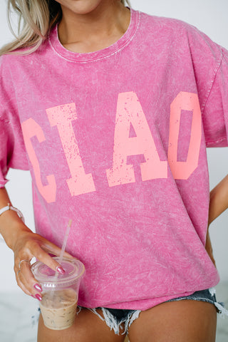 Ciao Oversized Graphic Tee