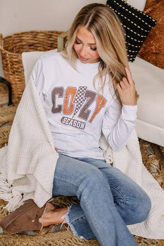 Cozy Season Long Sleeve Graphic Top