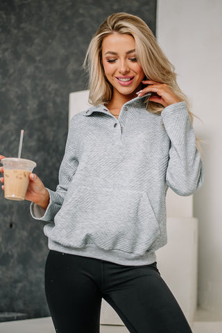 Meet Halfway Pullover Sweatshirt | Grey