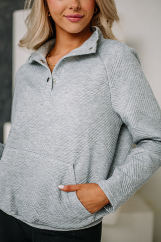 Meet Halfway Pullover Sweatshirt | Grey