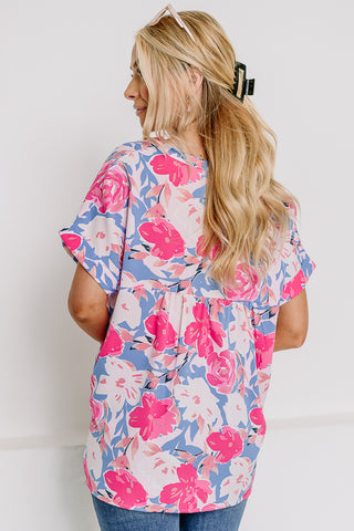 A New Day Floral Top