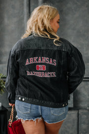Arkansas Razorbacks Denim Jacket