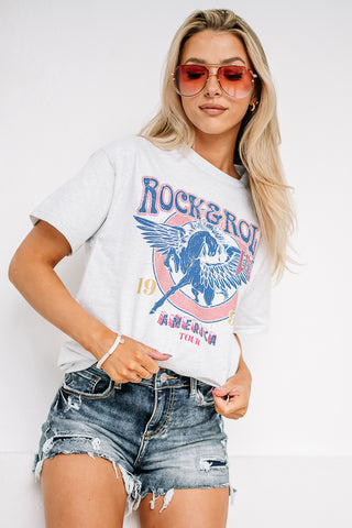 Rock & Roll 1990 Oversized Graphic Tee
