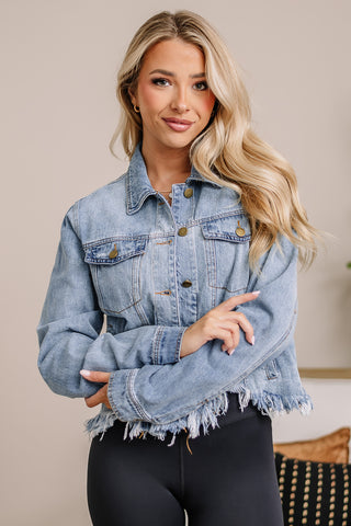 Denim Darlin' Cropped Jacket