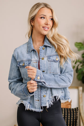 Denim Darlin' Cropped Jacket