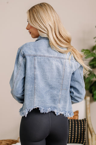 Denim Darlin' Cropped Jacket