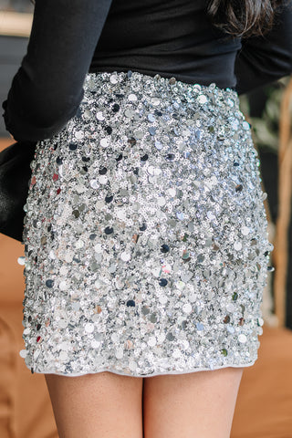 Disco Queen Sequin Mini Skirt