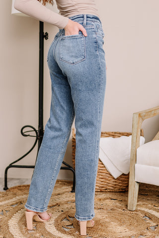 Dream Girl High Rise Straight Jeans