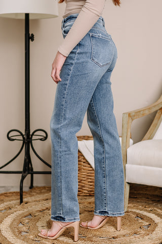 Dream Girl High Rise Straight Jeans