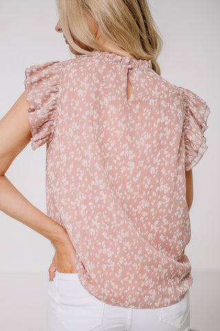 Earned The Spot Dotted Top | Blush