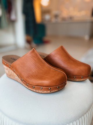 Marley Cognac Wedges