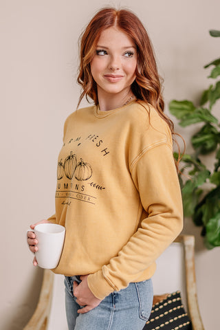 Farm Fresh Pumpkins Graphic Sweatshirt