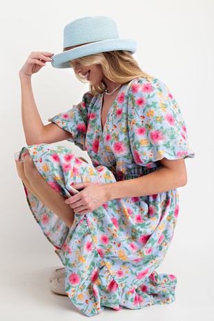 Afterglow Floral Mini Dress