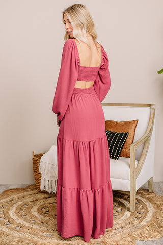 For The Day Cut Out Maxi Dress