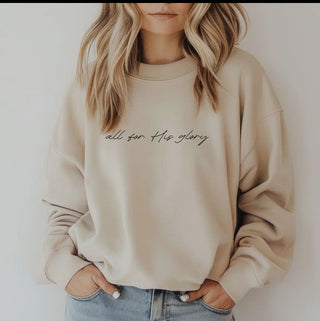 All For His Glory Sweatshirt
