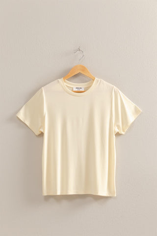 The Girl Next Door Tee {Whipped Cream}