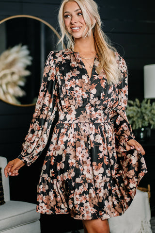 Here With You Floral Mini Dress