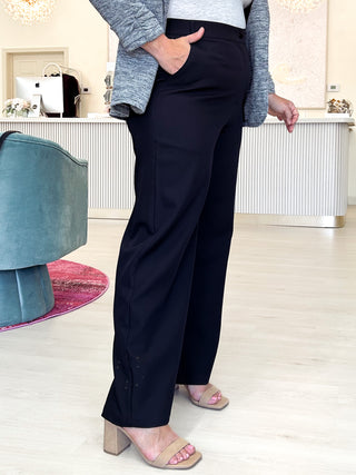 Straight Stretch High Waist Dress Pants