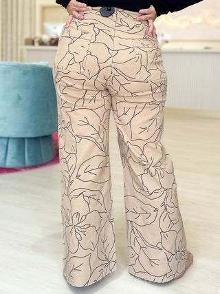 Because Of You Floral Printed Pants