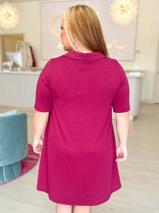 The Matchup Collared Mini Dress