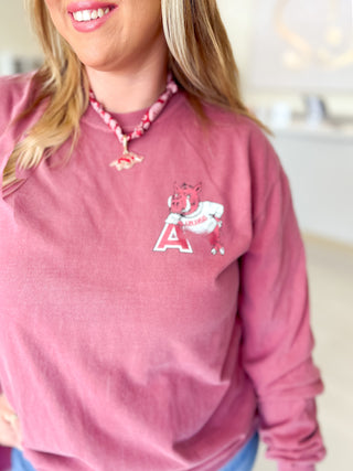 Leaning On A Razorback Graphic Tee