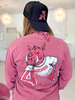Leaning On A Razorback Graphic Tee